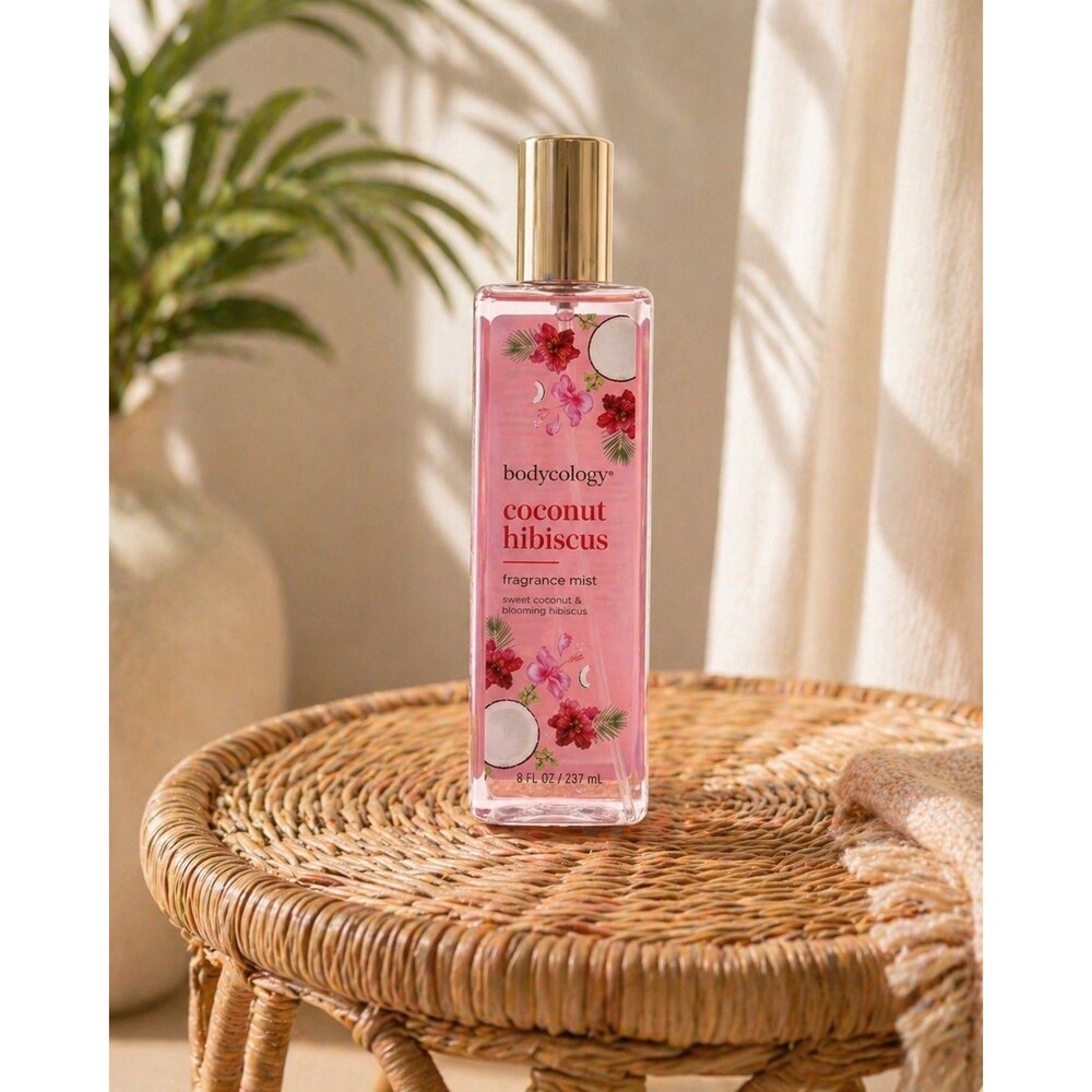 Coconut Hibiscus by Bodycology for Women - 8 oz Fragrance Mist
